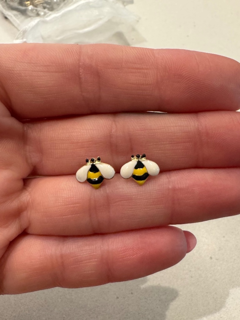 Bumble Bee Stud Earrings